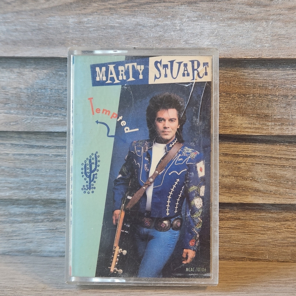 Marty Stuart Tempted Cassette Tape Music